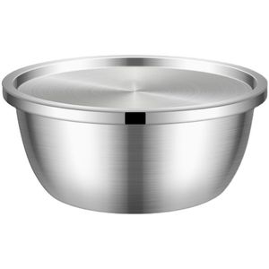 Stainless Steel Pot with Lid Food Grade Round <b>Kitchen</b> Bowl for Home & Commercial Use 18cm-30cm Licensed Private <b>Label</b> - Product Image 5