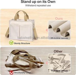 Canvas <b>Tote</b> <b>Bag</b> <b>for</b> Women Handbag With Zipper Crossbody <b>Tote</b> Purse With <b>Laptop</b> Compartment <b>for</b> Work Gym Shop Travel <b>Tote</b> <b>Bag</b> - Product Image 6