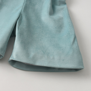 <span class=keywords><strong>Short</strong></span> d'été avec logo personnalisé pour enfants garçons <span class=keywords><strong>Short</strong></span> en <span class=keywords><strong>velours</strong></span> de couleur unie Taille élastique <span class=keywords><strong>Short</strong></span> en coton décontracté pour tout-petits bébés garçons Vente en gros - Product Image 5