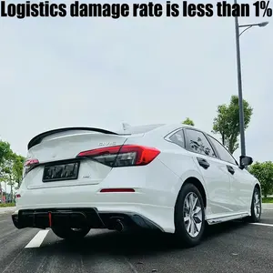 Alerón Trasero para Honda Civic 11ª Generación 2022, Material Plástico ABS de Alta Calidad, Color Imprimado, Accesorios para Auto - Product Image 2