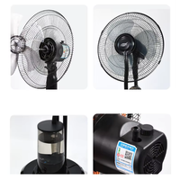 Vente en gros 16 pouces humidificateur à ultrasons télécommande intérieur/extérieur refroidissement eau brume ventilateur piédestal pour usage domestique RV