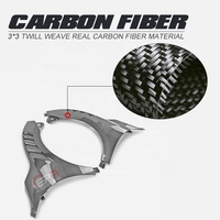 Rejilla de Ventilación Superior Delantera de Fibra de Carbono EPR para Civic Type R MK5 FK7 FK8 10.ª Generación FC1 - Acabado Pulido