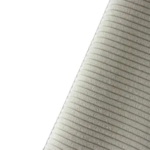 柔らかいタッチコーデュロイストライプポリエステルスラビー糸ソファテキスタイルカーテン用
