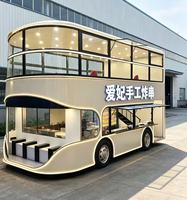 Nouveau bus à deux étages convertible homologué, caravane de restaurant américaine