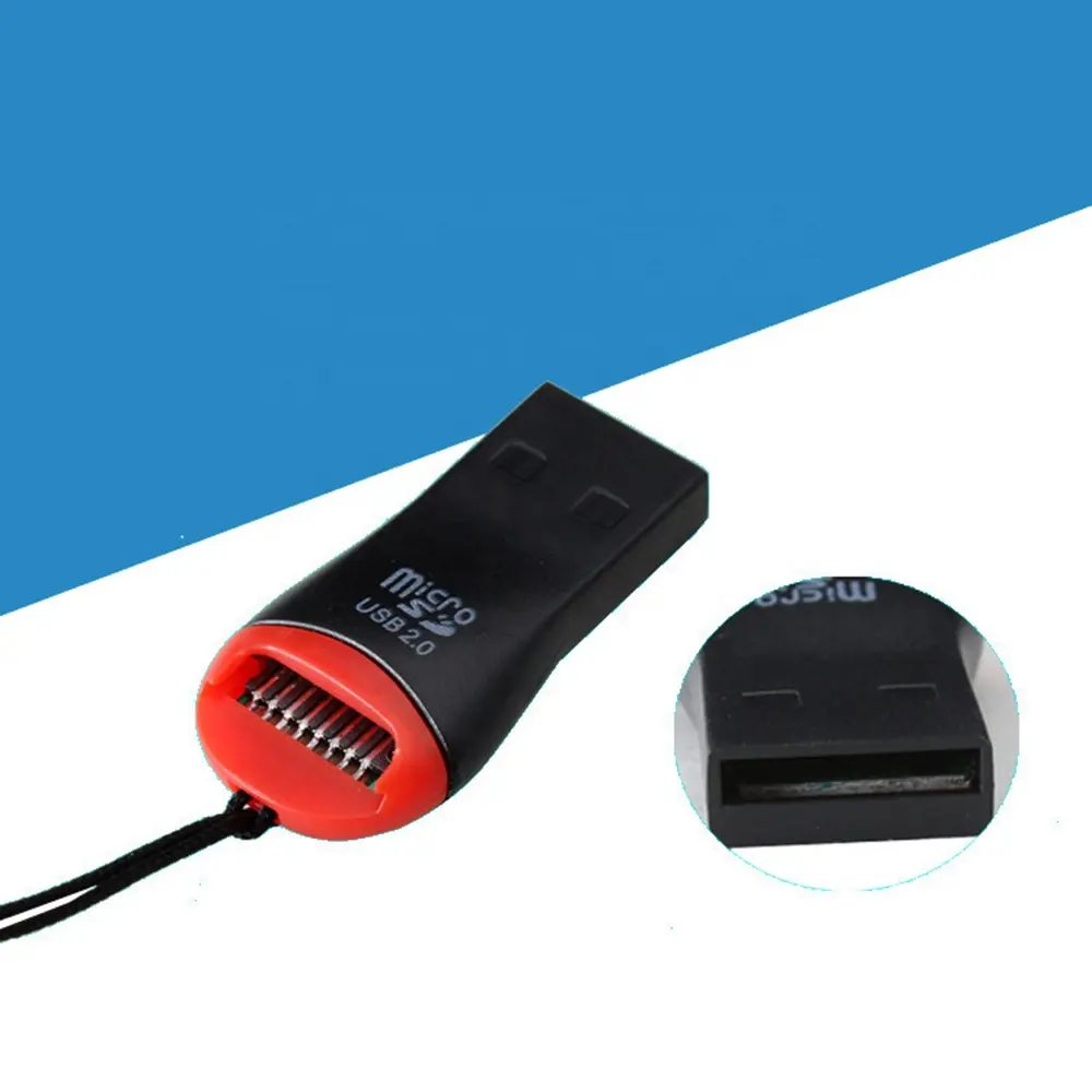 Ceamere CR41 USB 2.0 Micro TF SD lecteur de carte mémoire Flash Mini adaptateur ordinateur portable lecteur de carte sifflet