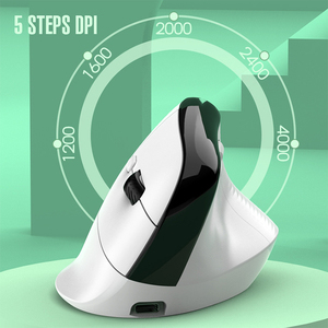 Mới USB & loại C 2.4G im lặng PC máy tính xách tay dọc <span class=keywords><strong>Dual</strong></span>-mode máy tính không dây sạc Ergonomic chuột. - Product Image 3