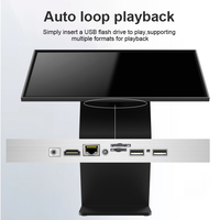 Système de point de vente pour restaurant à écran tactile, kiosque 24 pouces, tablette Android 13 avec support d'animation, moniteur portable, indice de protection IP65