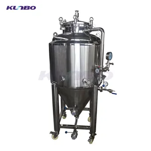 KUNBO 300L 3 BBL廉价不锈钢锥形发酵罐Unitank