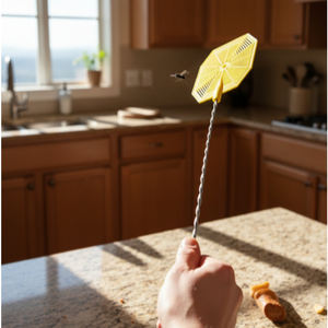 Raquette à moustiques professionnelle de qualité extraordinaire, à long manche, personnalisable, pour la maison, fournisseur de raquettes à mouches - Product Image 4