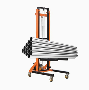 Lève-chargeur pour l'installation de conduites de ventilation et de canalisations électriques, avec moteur et boîte de vitesses, haute efficacité - Product Image 1