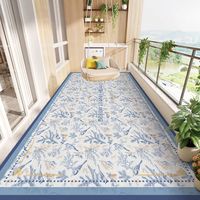 Tapis de sol en PVC lavable en machine, tapis anti-éclaboussures à impression numérique pour la maison/le bureau/les jeux de tapis à usage commercial, fabriqués à la machine
