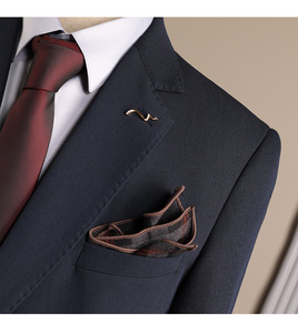 <span class=keywords><strong>Costume</strong></span> d'affaires <span class=keywords><strong>sur</strong></span> <span class=keywords><strong>mesure</strong></span> 2 pièces pour <span class=keywords><strong>homme</strong></span>, coupe ajustée, pour mariage et occasions décontractées - Product Image 3