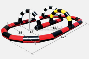 Terrain <span class=keywords><strong>de</strong></span> jeu grand <span class=keywords><strong>Circuit</strong></span> <span class=keywords><strong>de</strong></span> speedway, piste <span class=keywords><strong>de</strong></span> course <span class=keywords><strong>de</strong></span> kart gonflable Zorb pour voitures pare-chocs en vente - Product Image 4