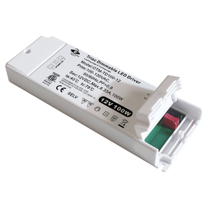 ETL 100-277Vac トライアック調光対応LEDライトランプドライバー 100w ETL調光対応LEDドライバー 12V - Product Image 3