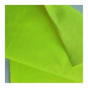 EN1149-3 70%Polyester 29%Cotton 1%Carbon Fiber Twill DWR HV Yellow High Visibility Fabric For Cloth