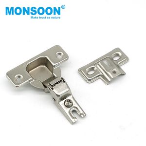 Kitchen Accessories 35mm Two-Way Adjustable 2 Holes Furniture Iron Short Arm Cabinet <b>Hinges</b> <b>for</b> Hospital & Exterior Use - Product Image 6