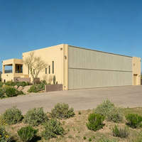 Hangar d'avion à vendre directement, certifié CE CWB, structure galvanisée pour charges de vent élevées et assemblage rapide