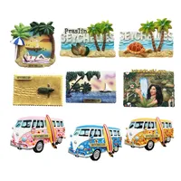 Souvenir touristique d'Afrique Seychelles, autocollant magnétique, aimant de réfrigérateur, articles de décoration, cadeaux artisanaux