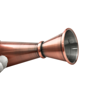 Jigger de Doble Punta de 25/50 ml con Acabado Cepillado, de Acero Inoxidable 304, para Medir Bebidas, Personalizable con el Logotipo OEM - Product Image 5