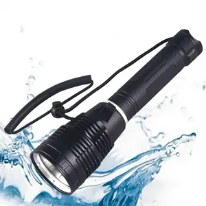 Diving P50 P70 Strong Light Long Shot Multifunctional High Power LED Waterproof Aluminum Flashlight