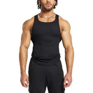 Camiseta sin Mangas Acanalada para Hombres Musculosos - Camiseta Deportiva Perfecta para Ropa Deportiva Masculina - Product Image 2