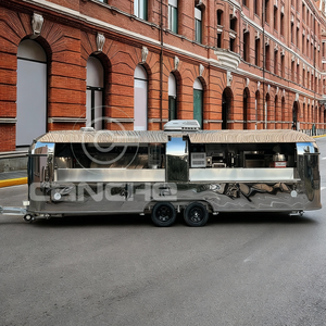 Camion de restauration rapide chinois pas cher, remorque de vente de nourriture, bar à glaces, hot-dogs, gaufres, café, chariot de vente de nourriture avec parasol - Product Image 1