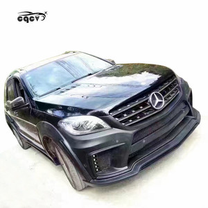 Kit Carrozzeria Stile WD con Ottima Compatibilità per <span class=keywords><strong>Mercedes</strong></span> <span class=keywords><strong>Benz</strong></span> Classe <span class=keywords><strong>ML</strong></span> W166, Paraurti Anteriore, Paraurti Posteriore e Parafanghi Allargati per ML400 Facelift - Product Image 2