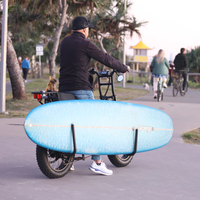 Support mural latéral professionnel pour planche de surf, vélo, vélo électrique et trottinette, pour transport sur vélo ou moto