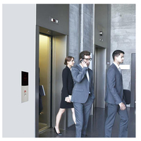 FUJI moderno Home Office ascensore AC Drive passeggeri MRL ascensore per alberghi ville residenziali 630KG 1200kg capacità contemporanea