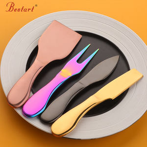 Juego de Cuchillos para Queso de Acero Inoxidable, Juego de 4 Cuchillos para Queso, Juego de Cubiertos, Utensilios de Cocina para Hornear y Repostería - Product Image 5