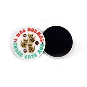 Cute Cat Kitty Pattern <b>Ceramic</b> <b>Coasters</b> Trendy Valentine's Day Drink <b>Coasters</b> Absorbent Holder Mats & Pads - Product Image 2