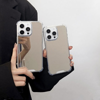 Pour I Phone 17 Couverture De Luxe Femmes Filles Maquillage Miroir Mobile Téléphone étui pour iphone 16 Pro Max 15 Plus 17 Air 14 13 12