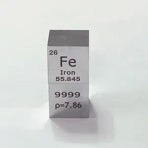 Eisen Fe Würfel 10x10x10mm Metall würfel 99,99% Pure für Sammlung oder Experimente Spiegel oberfläche