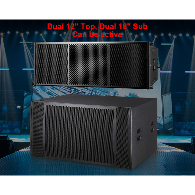 Dual 15 Inch Dj Bass Professional Audio Sound System Line Array Active Party Speaker Box Subwoofer Speaker Subwoofer Speakers