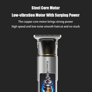 Máquina de Cortar Cabello Profesional de Acero Inoxidable con Pantalla LCD, Recargable por USB, Resistente al Agua IPX6, Afeitadora de Barba para Uso Doméstico y Barbería - Product Image 2