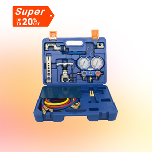Juego de Herramientas de Refrigeración VTB-5B-II: Manómetro para Refrigerante R410a, Expansor de Tubos, Herramienta de Abocardado y Cortador de Tubos - Product Image 4