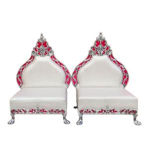 Juego de Sillas de Madera con Acabado de Diseño para Mandap, Compre Sillas de Mandap a Precios de Oferta, Juego de Muebles para Mandap para Bodas, Decoración para Bodas - Product Image 2