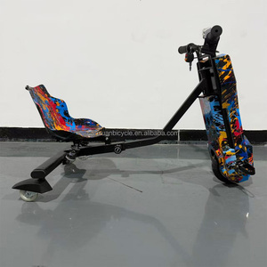 Trottinette électrique <span class=keywords><strong>3</strong></span> <span class=keywords><strong>roues</strong></span> pour enfants 36V <span class=keywords><strong>350W</strong></span>, avec fonctions de <span class=keywords><strong>drift</strong></span> et de torsion, modèle Crazy <span class=keywords><strong>360</strong></span> <span class=keywords><strong>Drift</strong></span> Cart, avec éclairage LED multicolore - Product Image 2