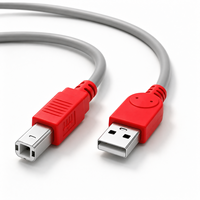 Cable de Impresora USB 2.0 de Alta Velocidad, Macho A a Macho B, Transferencia de Datos de 480 Mbps, Cable de Escáner para HP, Canon, Epson, Brother