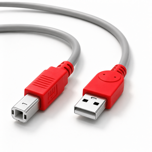 Câble d'<span class=keywords><strong>imprimante</strong></span> USB 2.0 haute vitesse, mâle A vers mâle B, transfert de données 480 Mbps, cordon de scanner pour HP <span class=keywords><strong>Canon</strong></span> Epson Brother - Product Image 2