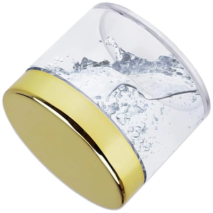 Tarro de Crema Facial y Contorno de Ojos de Oro Rosa con Tapa de Rosca y Sistema de Aplicación, Personalizable con MOQ Bajo, Varias Especificaciones Disponibles - Product Image 1