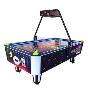 Cheap Coin Operated Home Air Hockey Table <b>Machine</b> 2 Players 1 Year Warranty English <b>Amusement</b> Commercial Use - Product Image 2