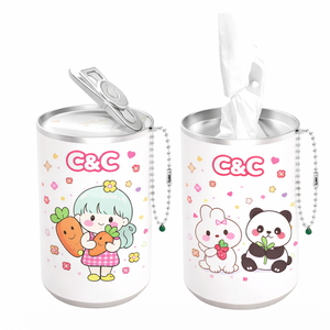 Toallitas Húmedas Desechables para Llevar, Nuevas, en Envase Tipo Lata de Refresco, Mini Paquete de 30, Botella de Fácil Apertura - Product Image 2