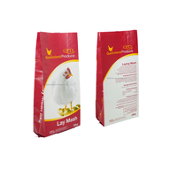 Sac tissé en PP de 20 kg avec film BOPP laminé et impression couleur pour l'emballage d'aliments pour volailles (poulets de chair)