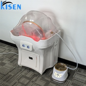 Kisen Fabriqué en Chine, Bac de lavage de tête portable de qualité supérieure pour salon, avec chauffe-eau et réservoirs 50L+25L, sans installation de plomberie - Product Image 6