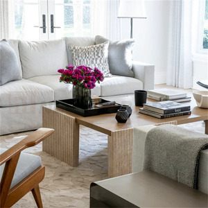 <span class=keywords><strong>Table</strong></span> de centre japonaise de taille personnalisée <span class=keywords><strong>Table</strong></span> d'angle en marbre travertin <span class=keywords><strong>Table</strong></span> basse carrée de salon en marbre
