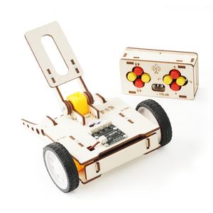 OKYN25930-5 bricolage télécommande <span class=keywords><strong>combat</strong></span> <span class=keywords><strong>Robot</strong></span> voiture enfants Science technologie bricolage tige éducation expérience scientifique - Product Image 5