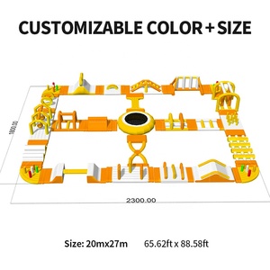 Коммерческий открытый надувной аквапарк и спортивные развлечения ПВХ материал более 500 кг вместимостью> 10 л пассажиров - Product Image 5