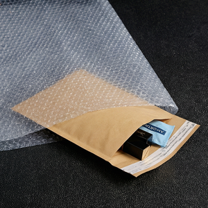 Enveloppe en papier kraft nid d'abeille biodégradable Sac d'expédition personnalisé Emballage cadeau imperméable Anti-collision Sac décoré - Product Image 1