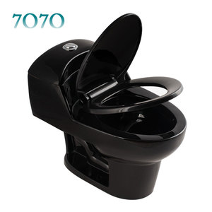 Venta caliente moderno de lujo de cerámica <span class=keywords><strong>Inodoro</strong></span> WC inodoros de doble descarga colorido Vaso Sanitario para hoteles Chaozhou baño Vanity One - Product Image 2